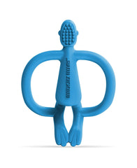 Matchstick Monkey Teething Toy - Blue (New Version) | The Nest Attachment Parenting Hub