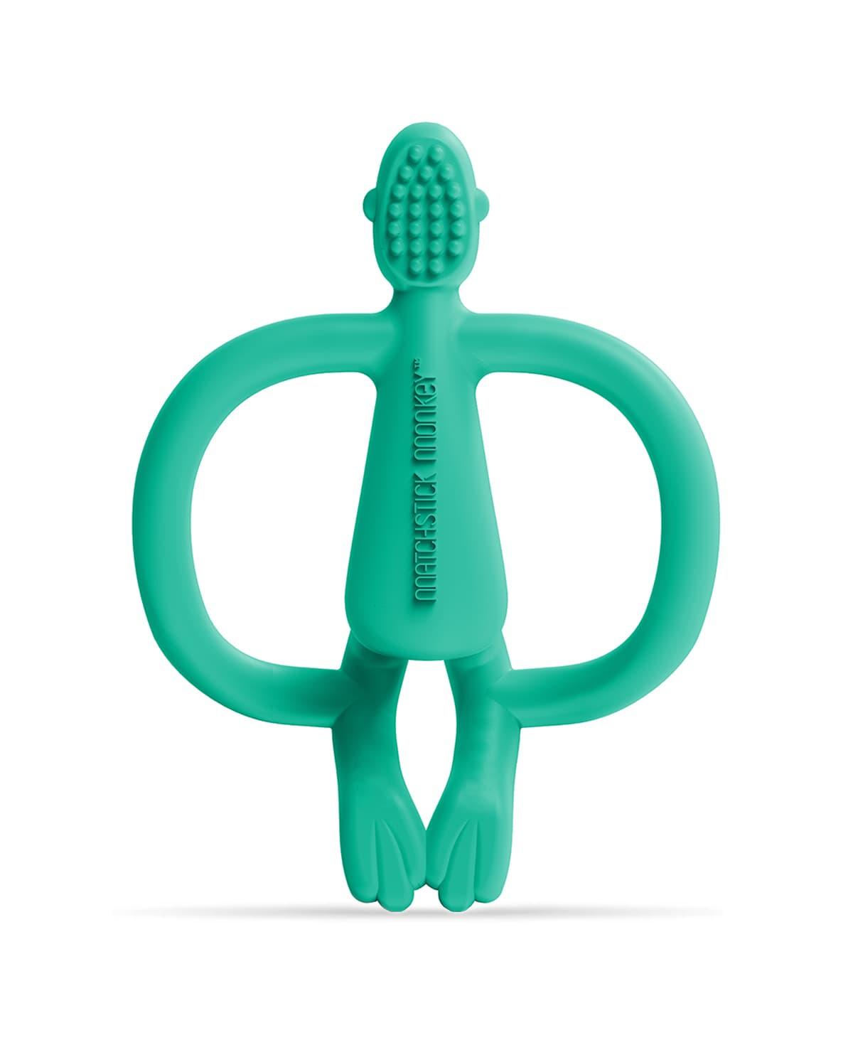 Matchstick Monkey Teething Toy - Green (New Version) | The Nest Attachment Parenting Hub