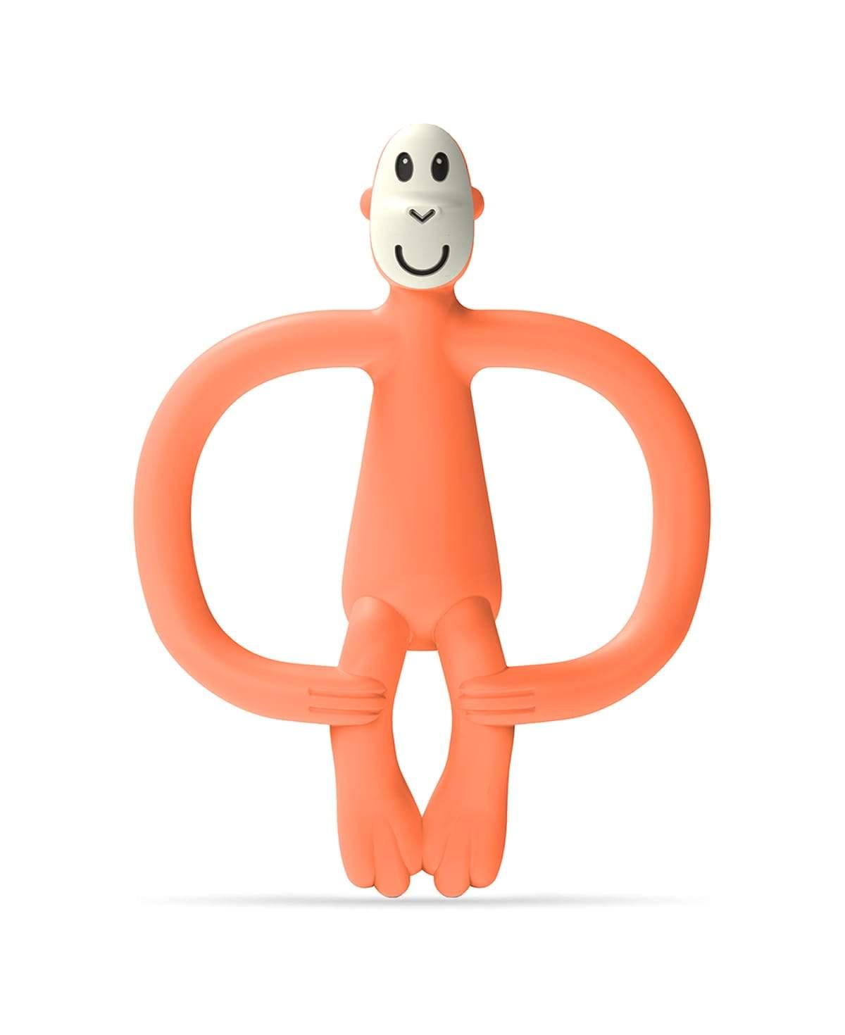 Matchstick Monkey Teething Toy - Orange (New Version) | The Nest Attachment Parenting Hub