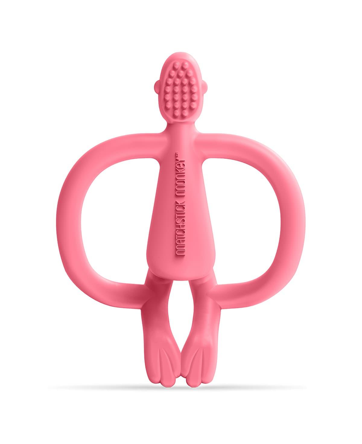 Matchstick Monkey Teething Toy - Pink (New Version) | The Nest Attachment Parenting Hub