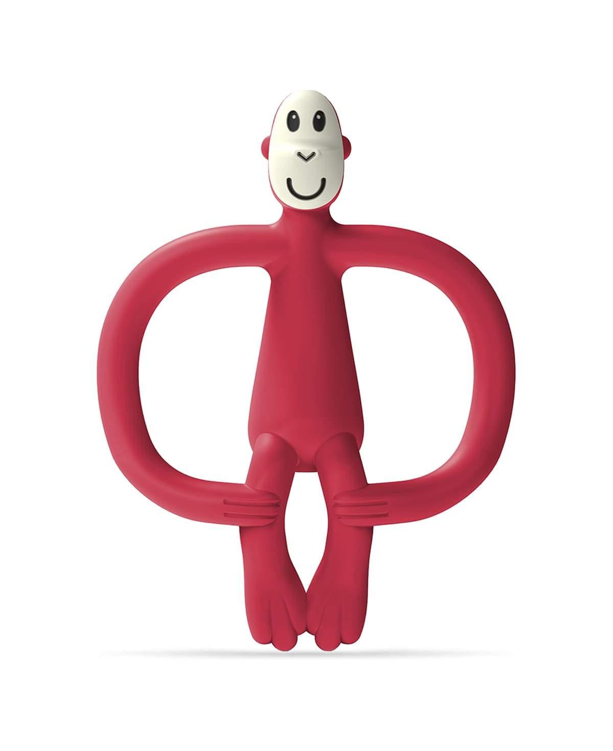 Matchstick Monkey Teething Toy - Red (New Version) | The Nest Attachment Parenting Hub