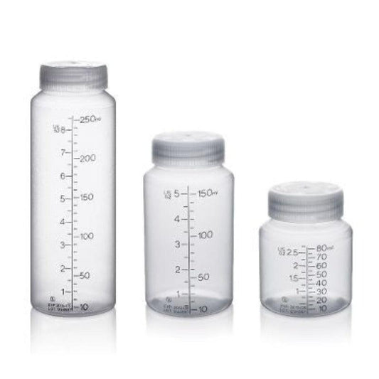 Reusable breast milk bottles for hospital use