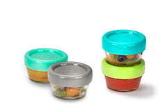 Melii Glass Food Container 6 Piece Set | The Nest Attachment Parenting Hub