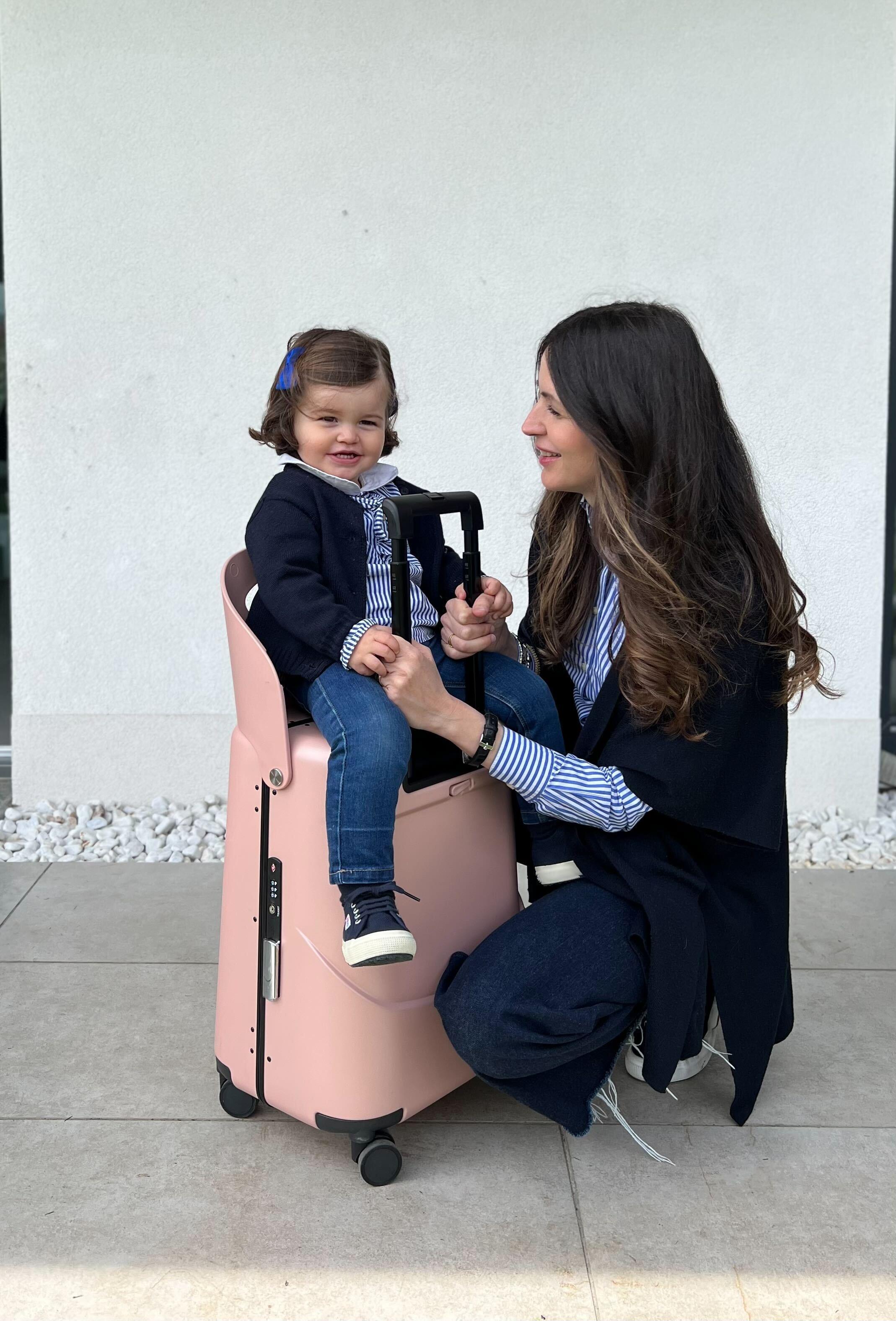 MiaMily Multicarry 18" Carry On Luggage - Scratch Resistant Finish | The Nest Attachment Parenting Hub