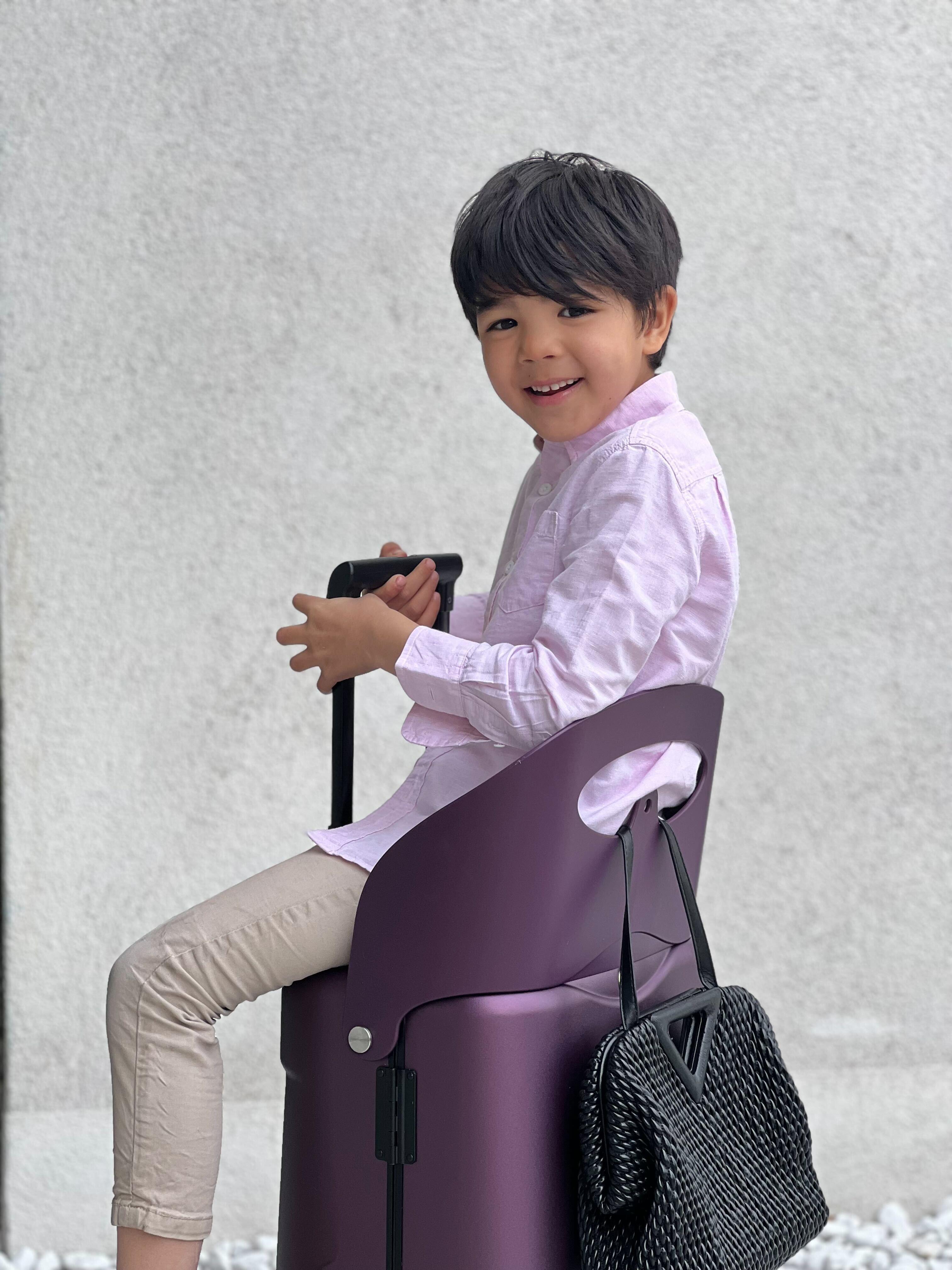 MiaMily Multicarry 18" Carry On Luggage - Scratch Resistant Finish | The Nest Attachment Parenting Hub