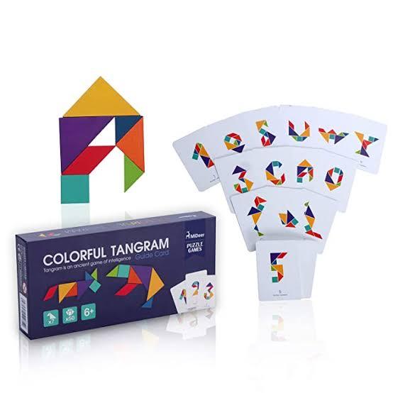 Mideer - Colorful Tangram | The Nest Attachment Parenting Hub