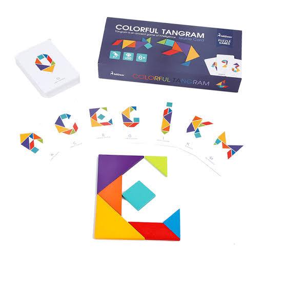 Mideer - Colorful Tangram | The Nest Attachment Parenting Hub