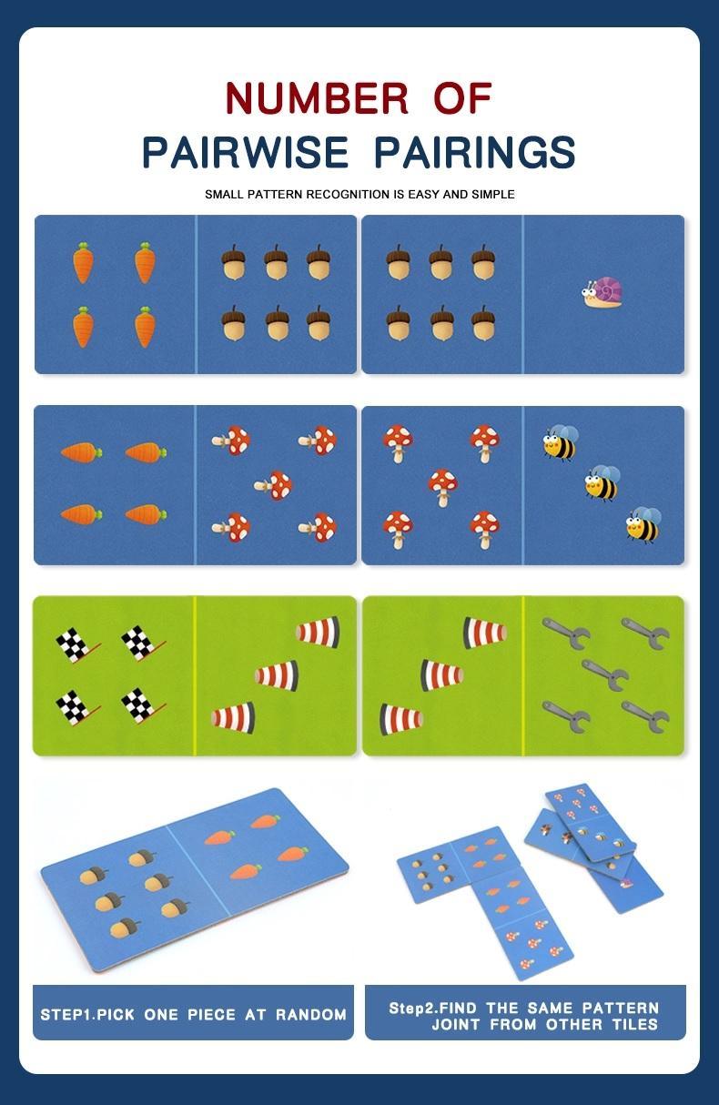 Mideer - Domino Puzzle Zoo Pals | The Nest Attachment Parenting Hub