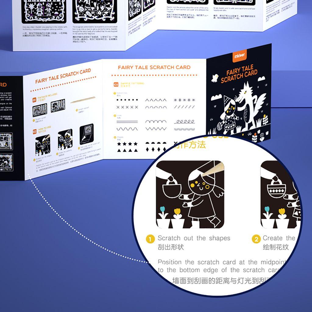 Mideer Fairystale Scratch Card | The Nest Attachment Parenting Hub