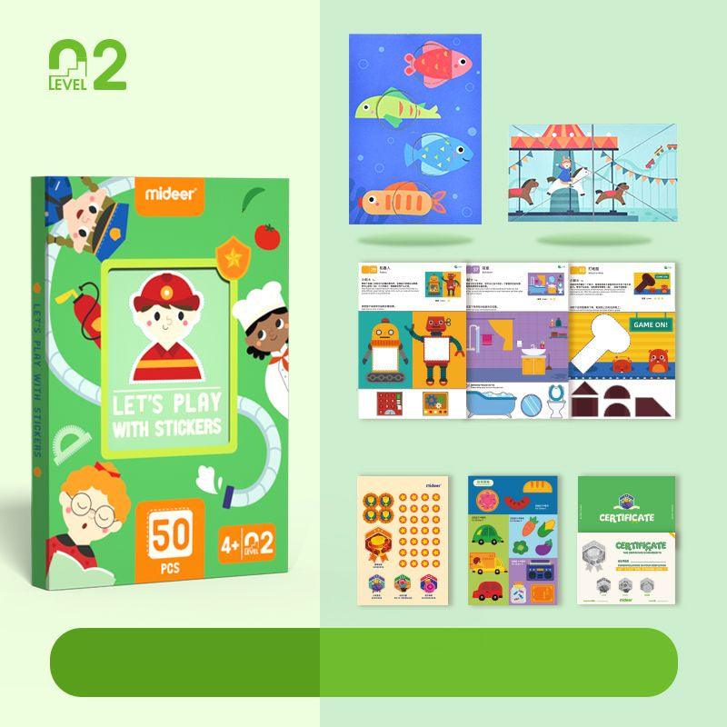Mideer Let's Play with Stickers 3+ | The Nest Attachment Parenting Hub