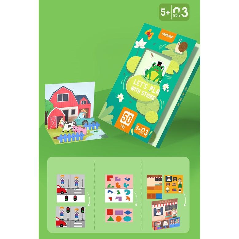 Mideer Let's Play with Stickers 3+ | The Nest Attachment Parenting Hub