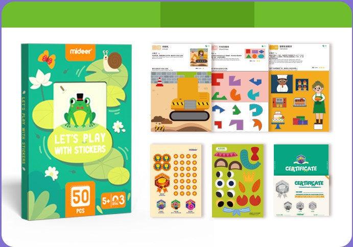 Mideer Let's Play with Stickers 3+ | The Nest Attachment Parenting Hub