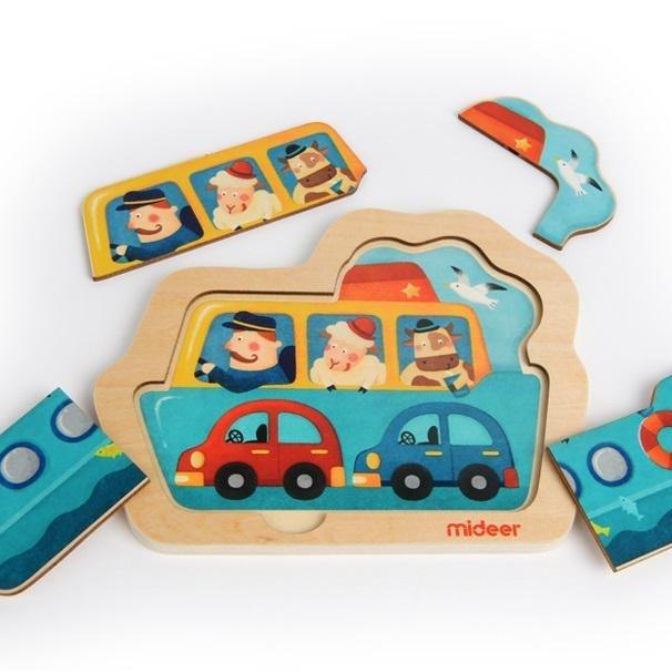 Mideer - Mini Discovery Puzzle Set | The Nest Attachment Parenting Hub