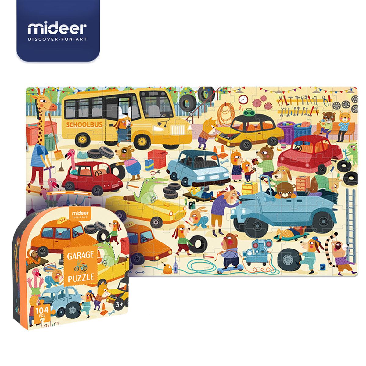 Mideer - My Garage Puzzle | The Nest Attachment Parenting Hub