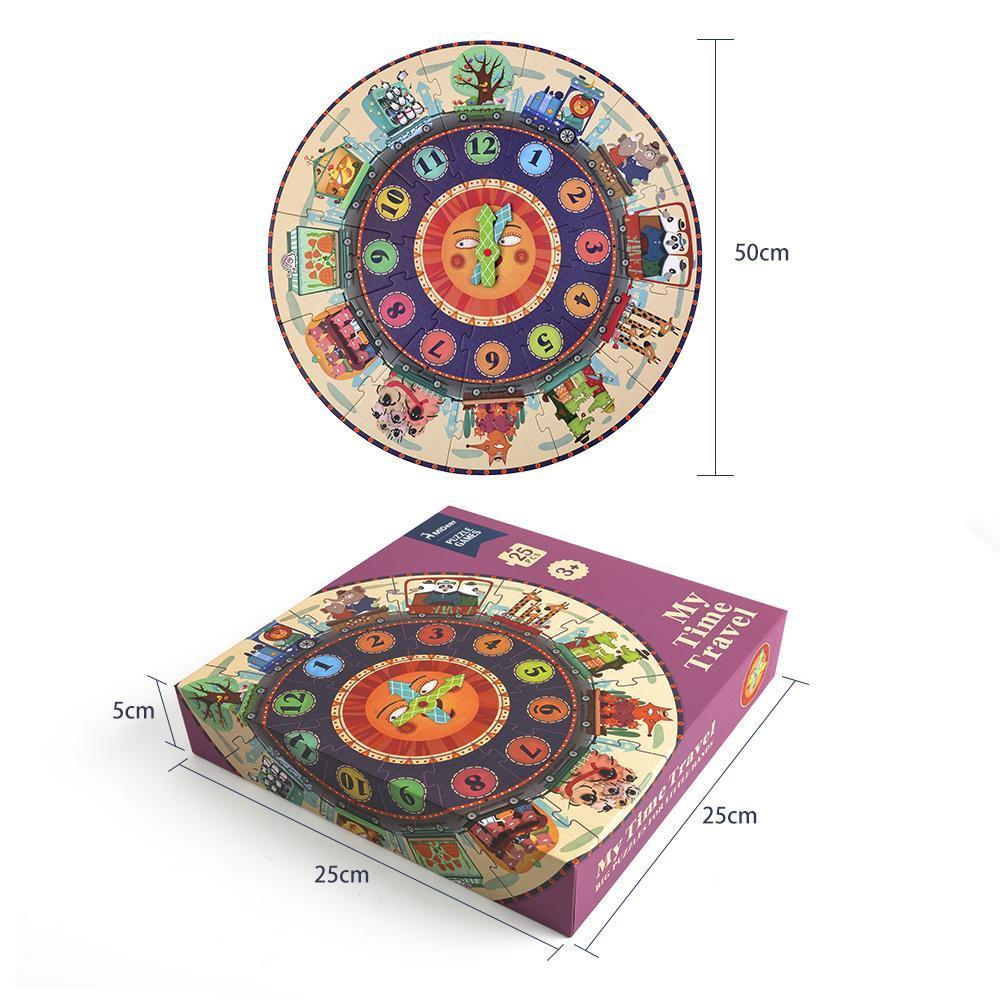 Mideer My Time Travel Clock Puzzle | The Nest Attachment Parenting Hub