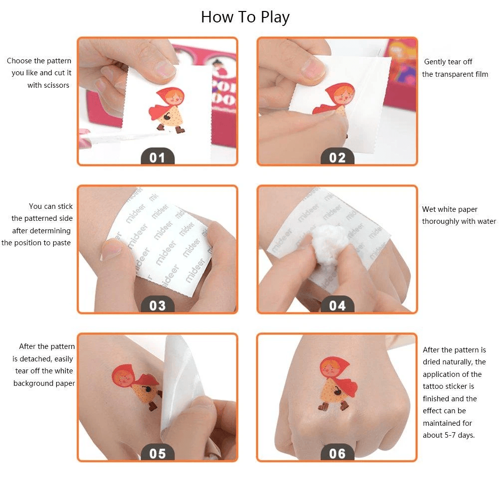 Mideer - Temporary Tattoos | The Nest Attachment Parenting Hub