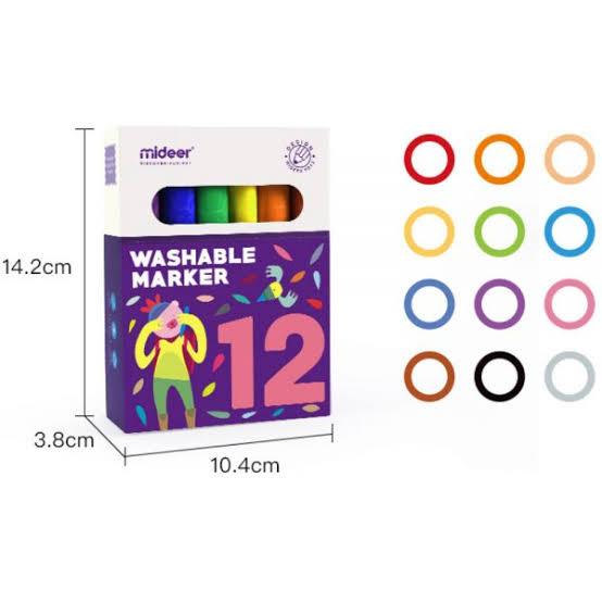 Mideer Washable Marker | The Nest Attachment Parenting Hub