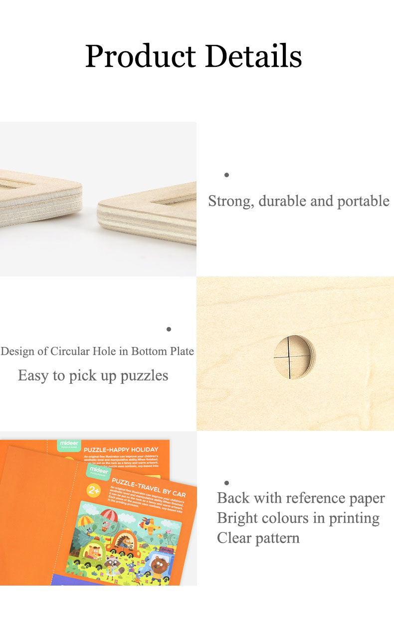 Mideer - Wooden Puzzle | The Nest Attachment Parenting Hub