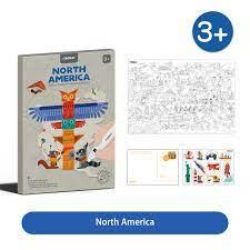 Mideer World Traveler Coloring Poster 3+ | The Nest Attachment Parenting Hub