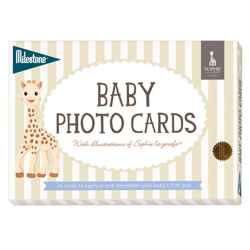 Milestone Baby Photo Card Sophie La Giraffe | The Nest Attachment Parenting Hub