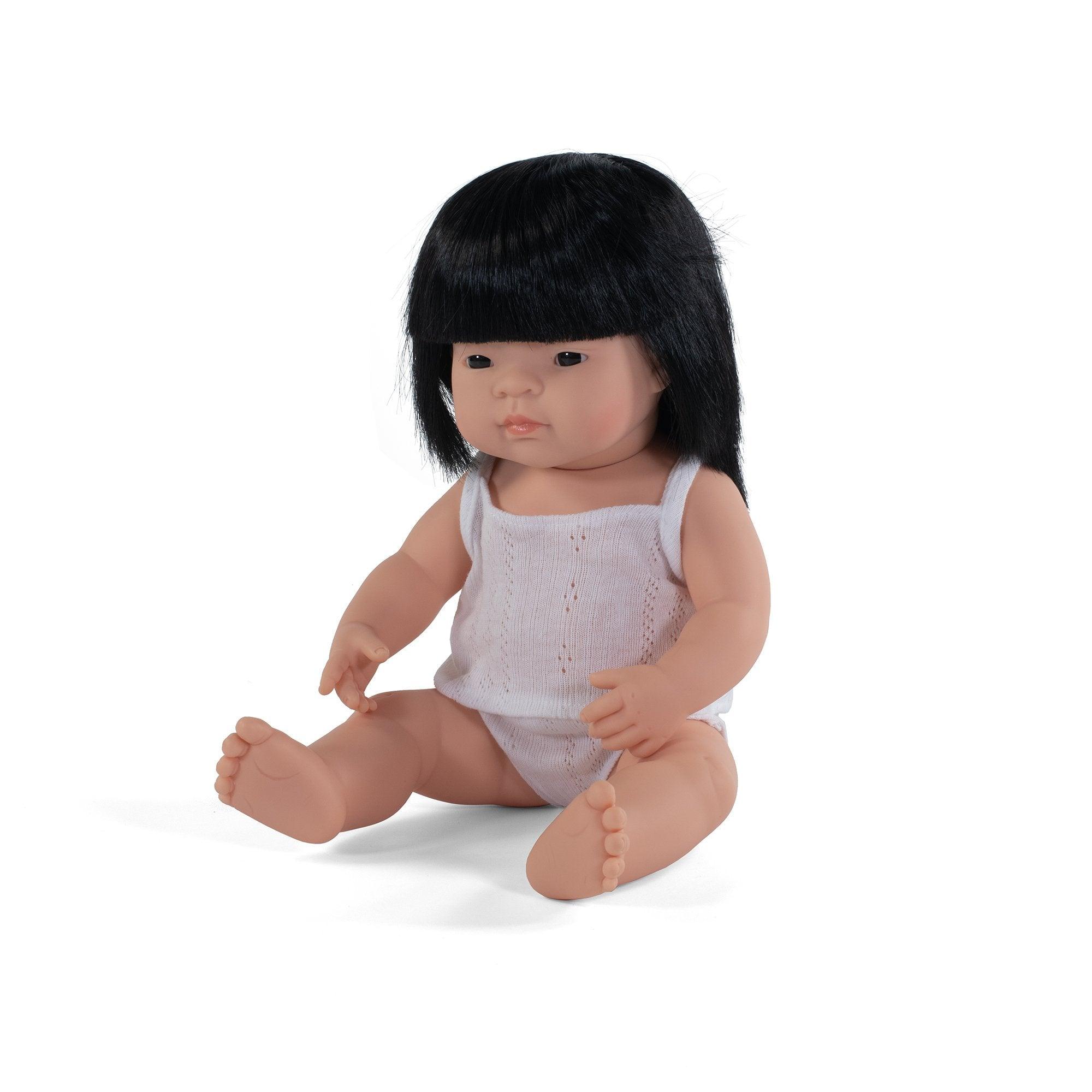Miniland Doll Asian 38cm | The Nest Attachment Parenting Hub