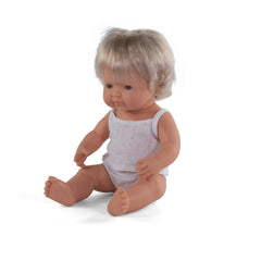 Miniland Doll Caucasian 38cm | The Nest Attachment Parenting Hub