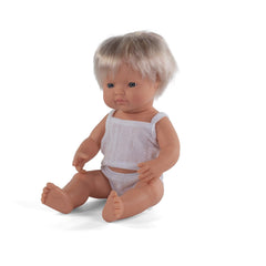 Miniland Doll Caucasian 38cm | The Nest Attachment Parenting Hub