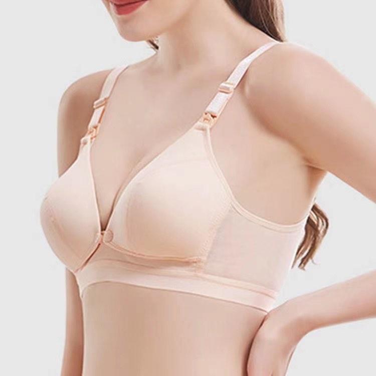 Mome Alina Nursing Bra - Beige | The Nest Attachment Parenting Hub