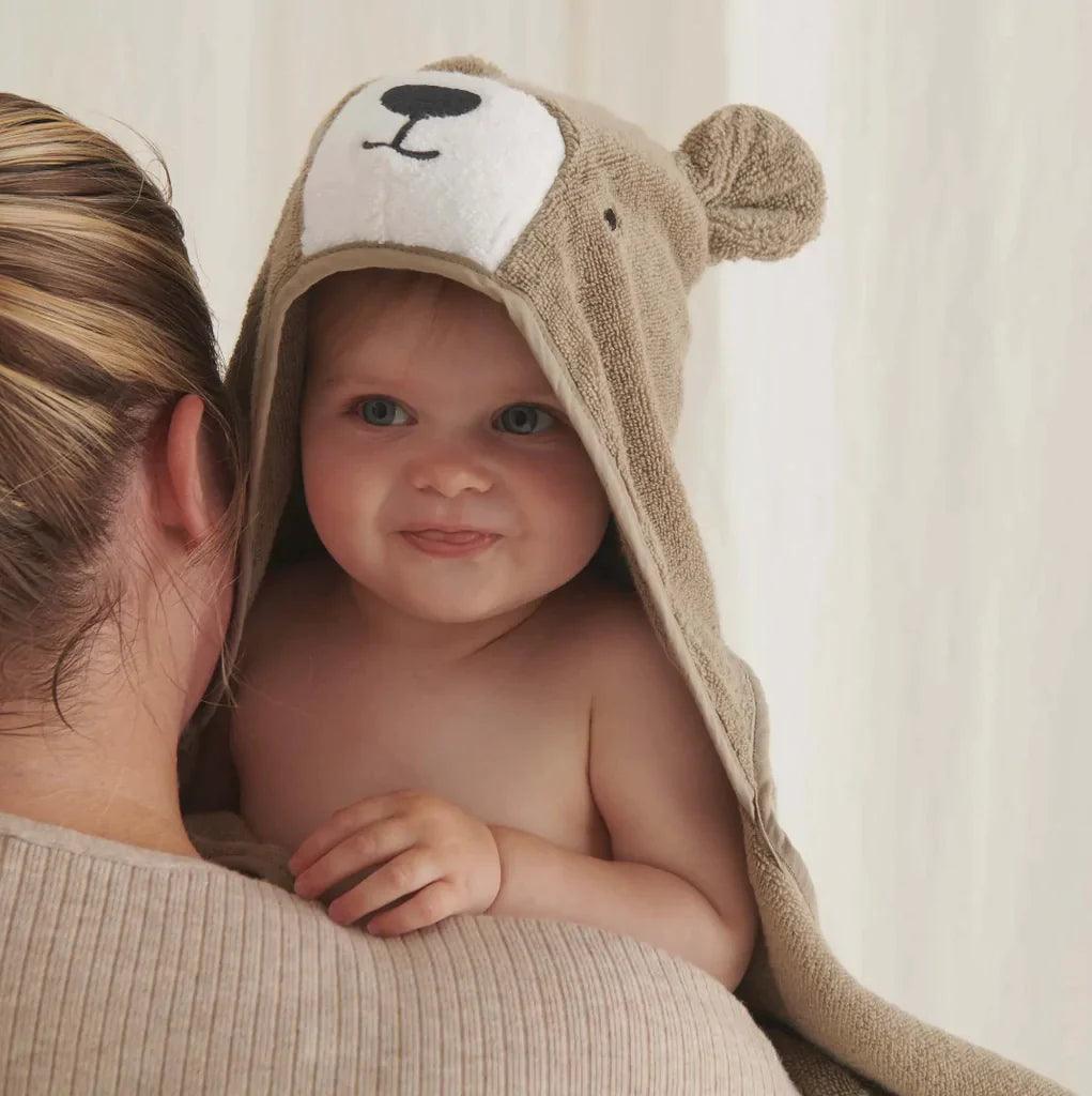 Mori Baby Hooded Towel Animal Collection (0-9m) | The Nest Attachment Parenting Hub