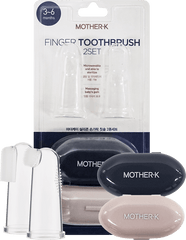 Mother-K Finger Toothbrush Set 3m+ | The Nest Attachment Parenting Hub