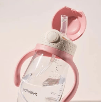 Mother-K HUG Weighted Straw Cup 300ml (6m+) | The Nest Attachment Parenting Hub