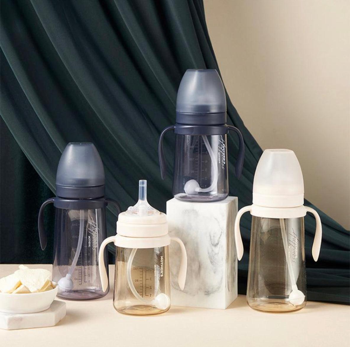 Mother-K PPSU Weighted Straw Bottle 300ml | The Nest Attachment Parenting Hub