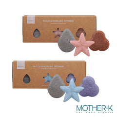 Mother-K Pucoco Konjac Sponge | The Nest Attachment Parenting Hub