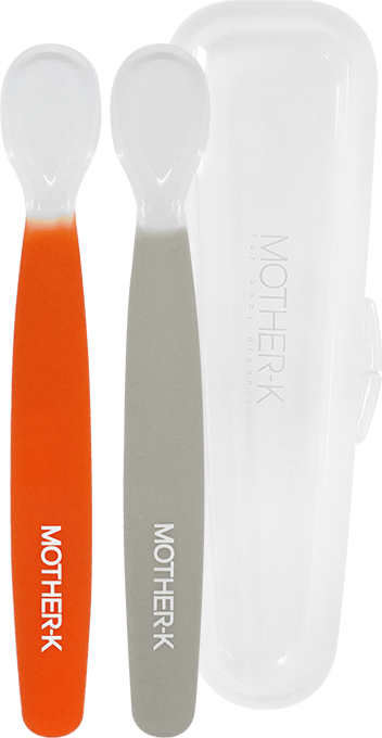 Mother-K Silicone Baby Spoon Set 6m+ | The Nest Attachment Parenting Hub