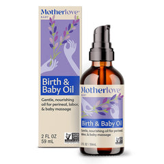 Motherlove Birth & Baby Oil 2oz | The Nest Attachment Parenting Hub
