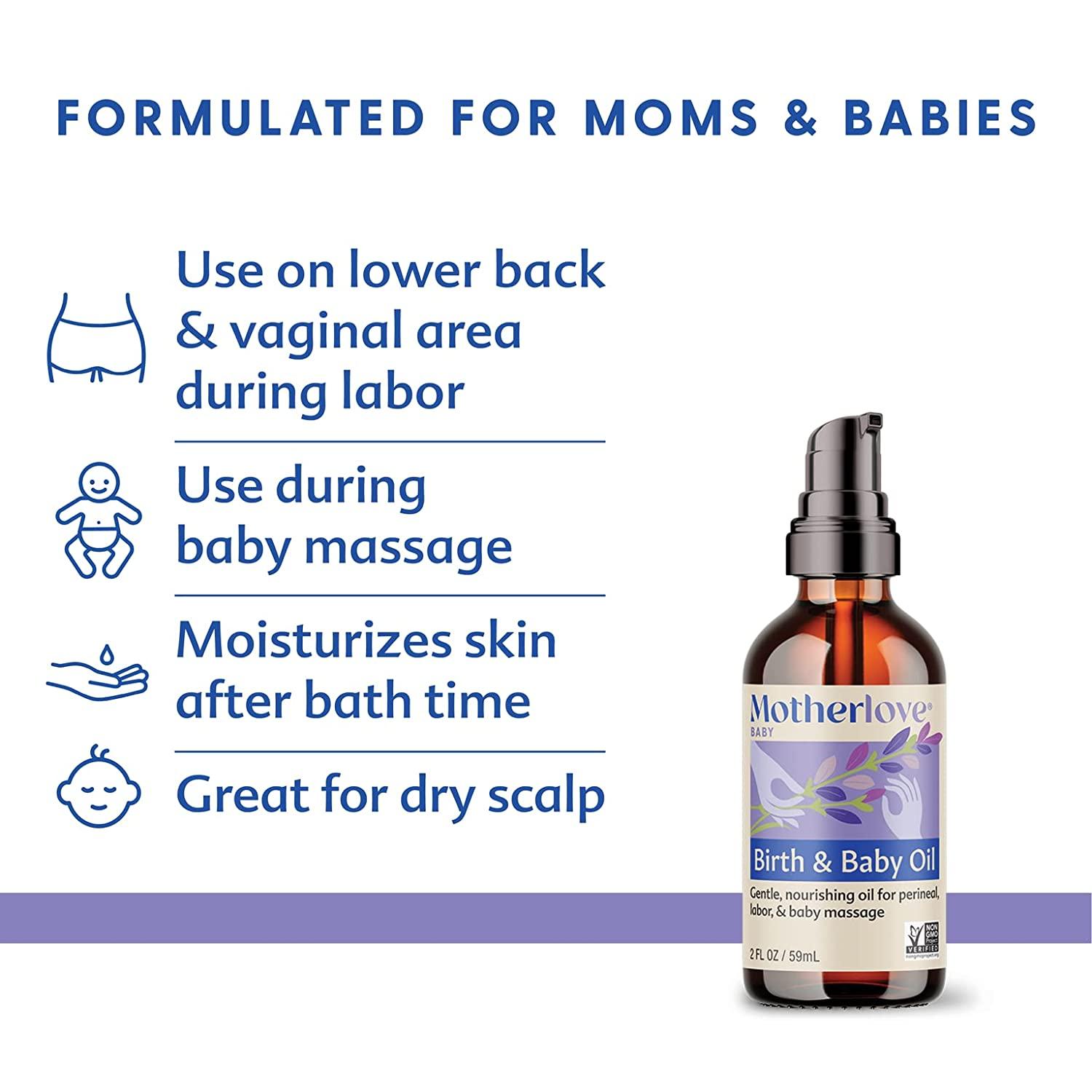 Motherlove Birth & Baby Oil 2oz | The Nest Attachment Parenting Hub
