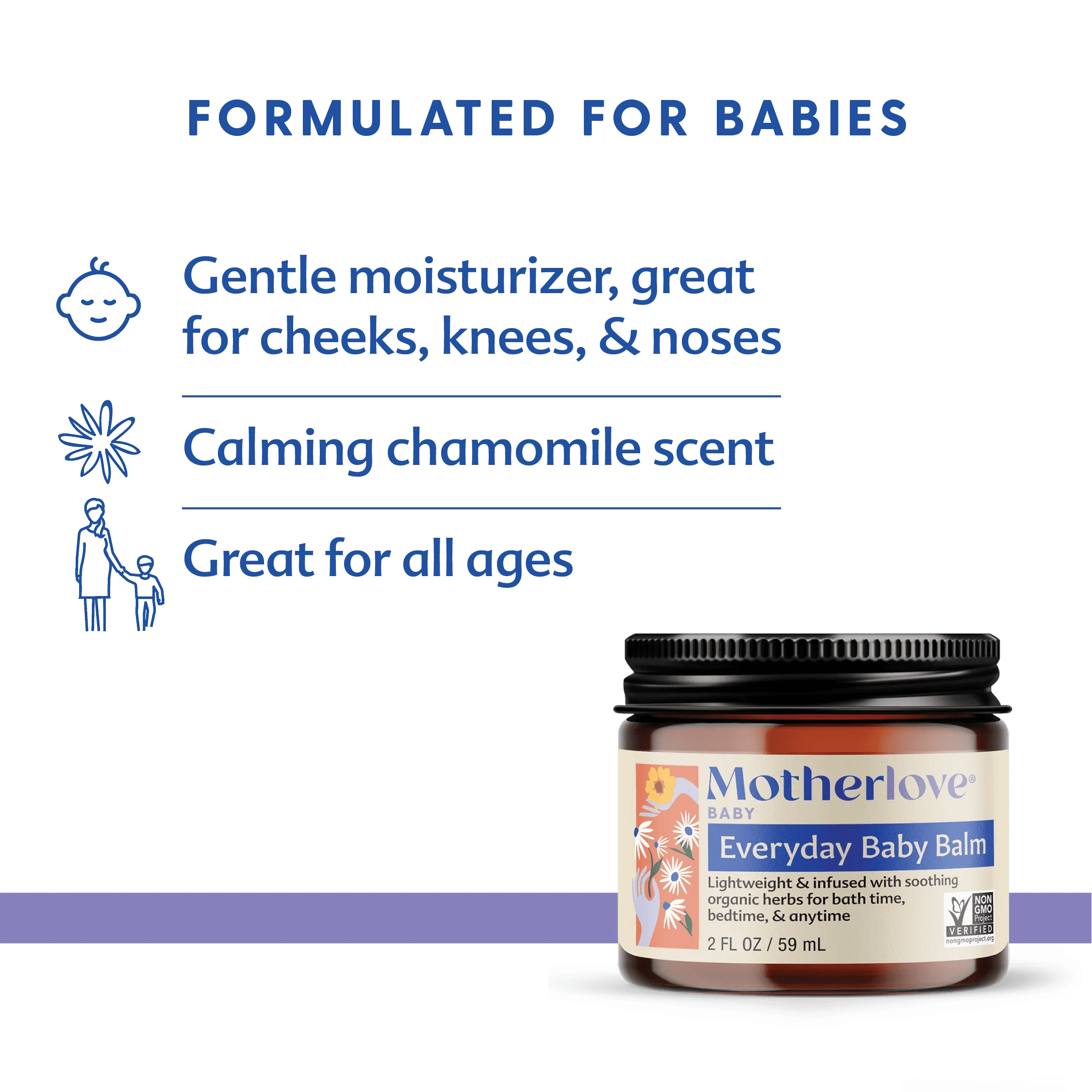 Motherlove Everyday Baby Balm 2oz | The Nest Attachment Parenting Hub