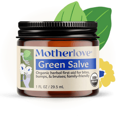 Motherlove Green Salve 1 oz | The Nest Attachment Parenting Hub