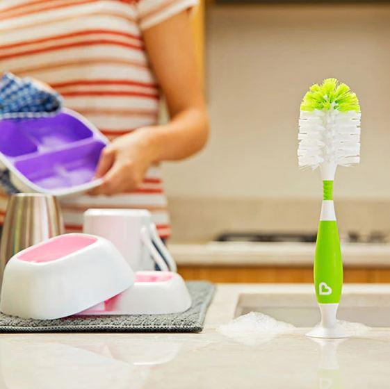 Munchkin Bristle Bottle Brush | The Nest Attachment Parenting Hub
