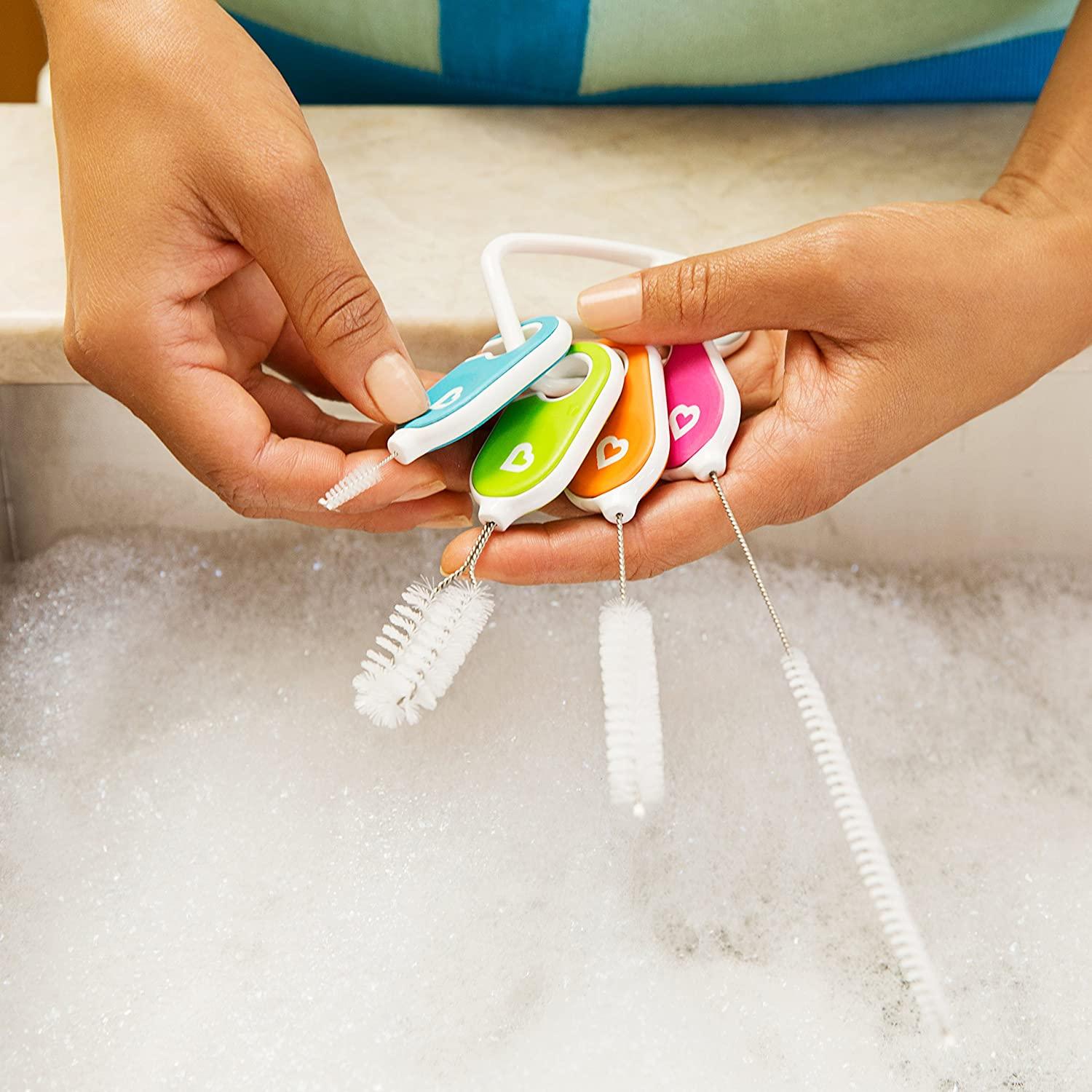 Munchkin Details Bottle & Cup Cleaning Brush Set | The Nest Attachment Parenting Hub