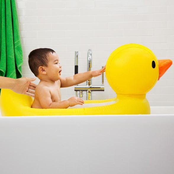 Munchkin Inflatable White Hot® Duck Tub | The Nest Attachment Parenting Hub