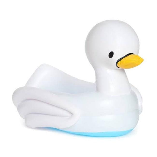 Munchkin Inflatable White Hot® Swan Tub | The Nest Attachment Parenting Hub