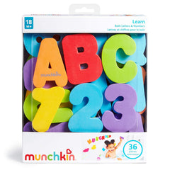 Munchkin Learn Bath Letters & Numbers | The Nest Attachment Parenting Hub