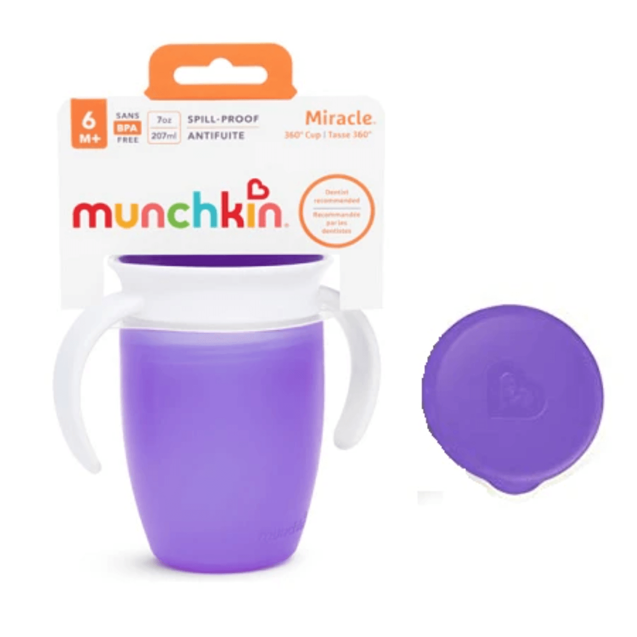 ⚡️Discover Munchkin Miracle 360° Cup 7oz with Handle and Lid at The  NestAPH! – The Nest:Attachment Parenting Hub