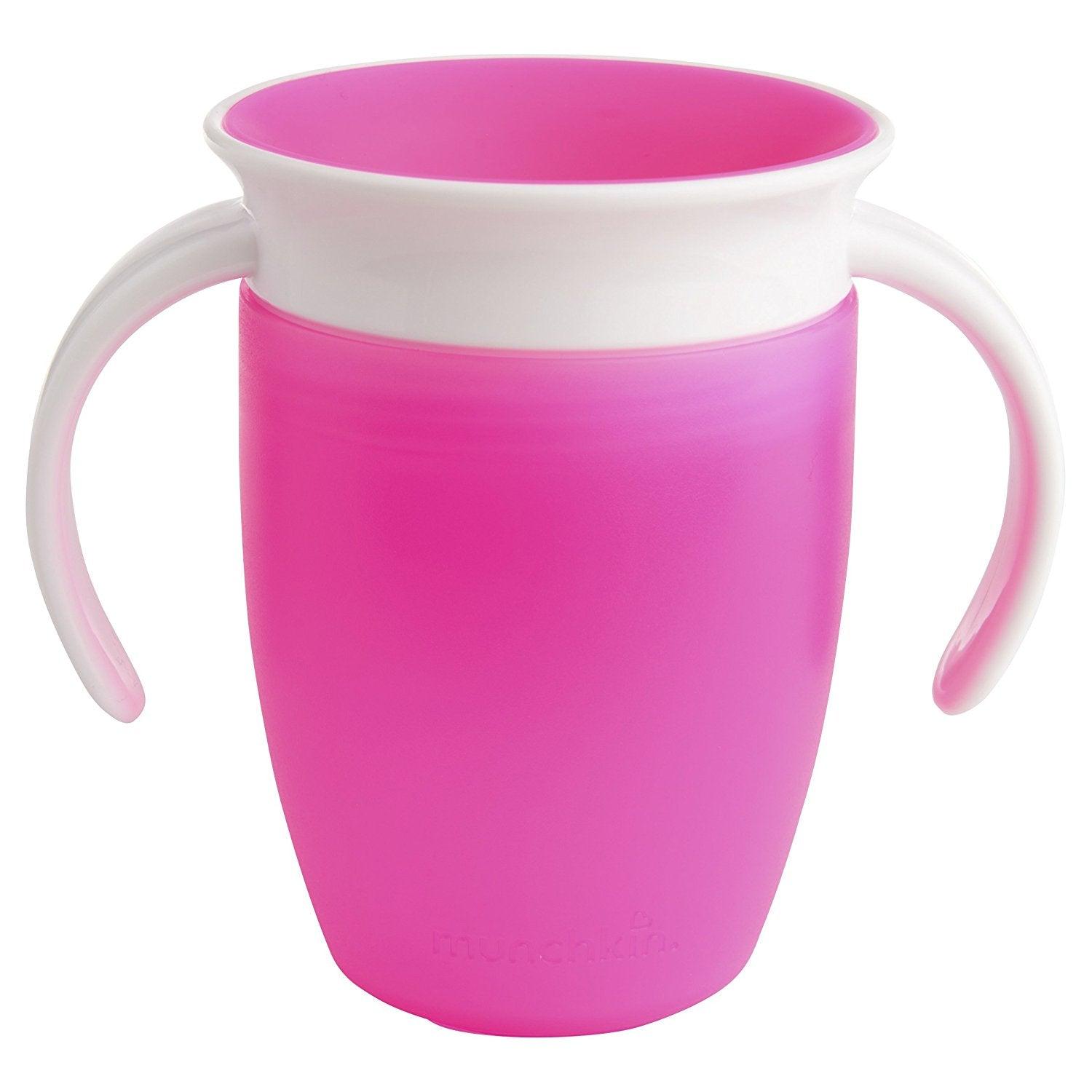Munchkin Miracle 360° Cup 7oz with Handle and Lid | The Nest Attachment Parenting Hub