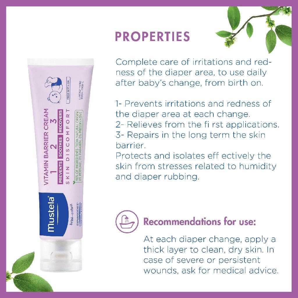 Mustela bebe best sale vitamin barrier cream