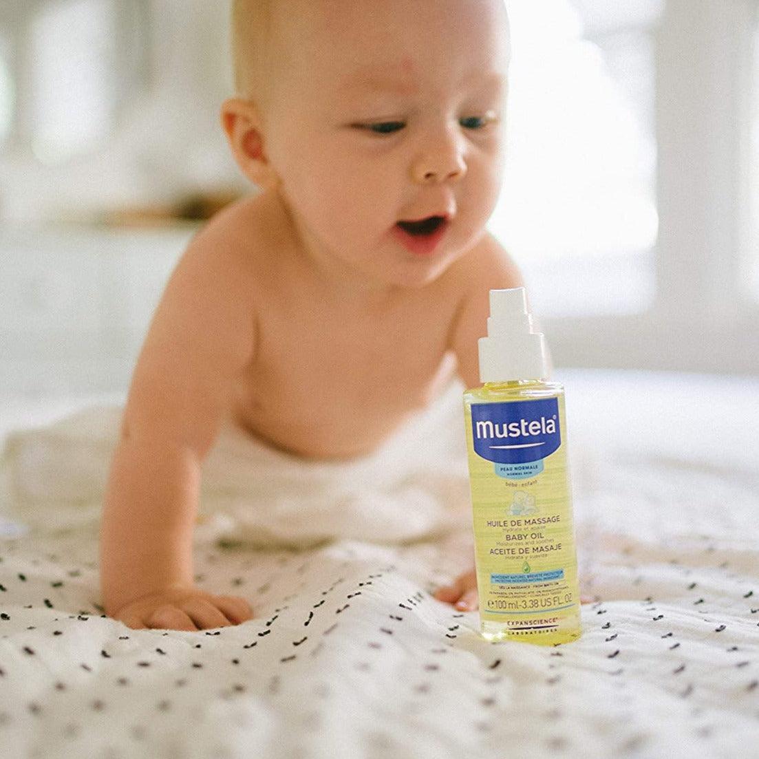Mustela Baby Oil Spray 100ml | The Nest Attachment Parenting Hub