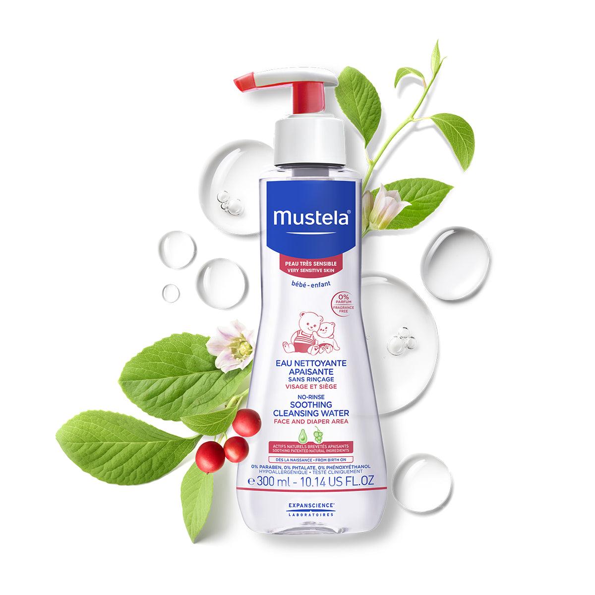 Mustela sensitive store skin cleansing water