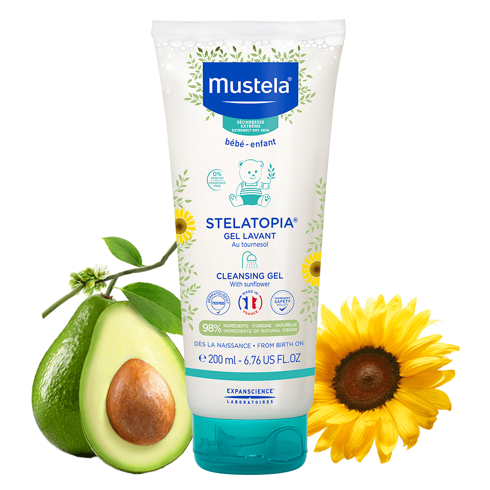 Mustela Stelatopia Cleansing Gel | The Nest Attachment Parenting Hub