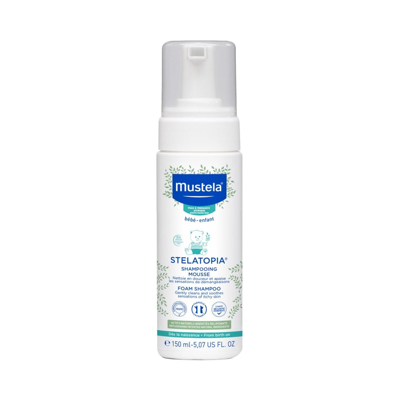 Mustela Stelatopia Foam Shampoo | The Nest Attachment Parenting Hub